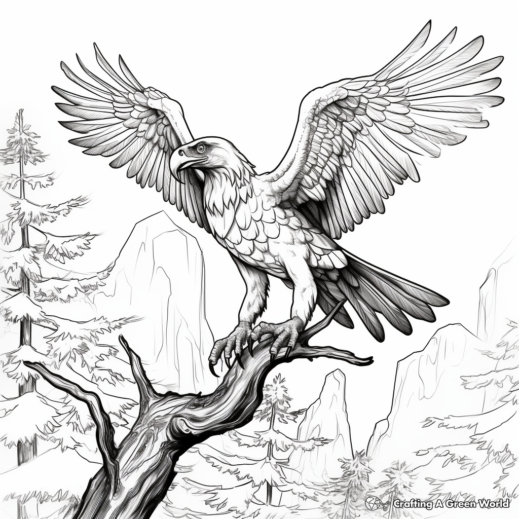 Realistic Forest Atrociraptor Coloring Pages 2