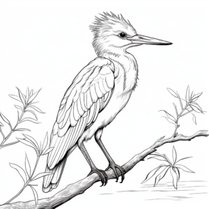 Realistic Kingfisher Coloring Sheets for Artists 2