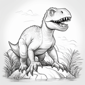 Realistic Megalosaurus Coloring Pages 1