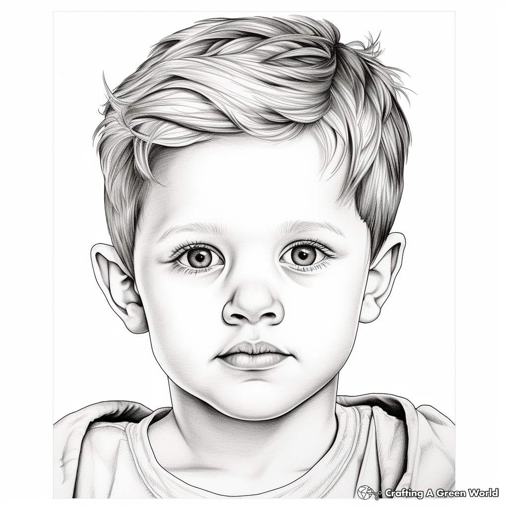 Realistic Portraits Coloring Pages for Seasoned Colourists 2
