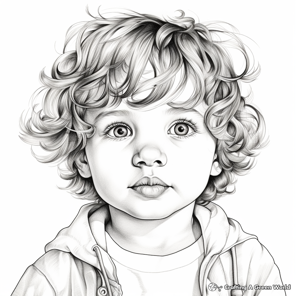 Realistic Portraits Coloring Pages for Seasoned Colourists 3