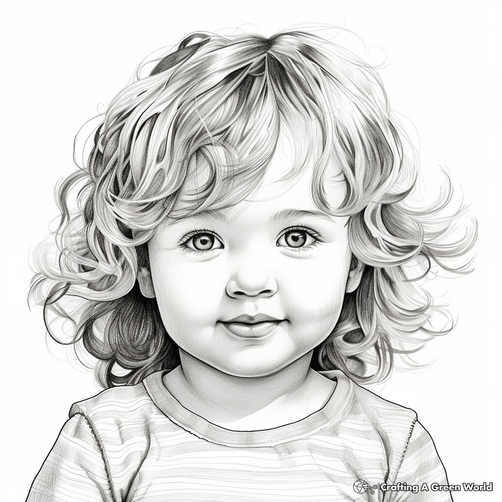 Realistic Portraits Coloring Pages for Seasoned Colourists 4