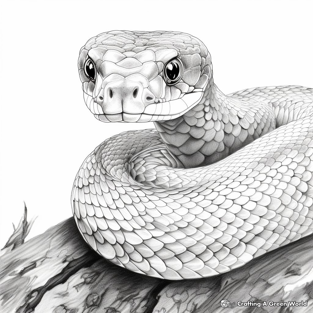 Realistic Reptile Coloring Sheets 2