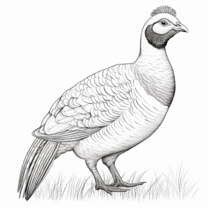 Realistic Swinhoes Pheasant Coloring Pages 2