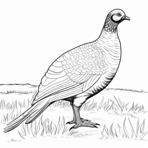 Realistic Swinhoes Pheasant Coloring Pages 4