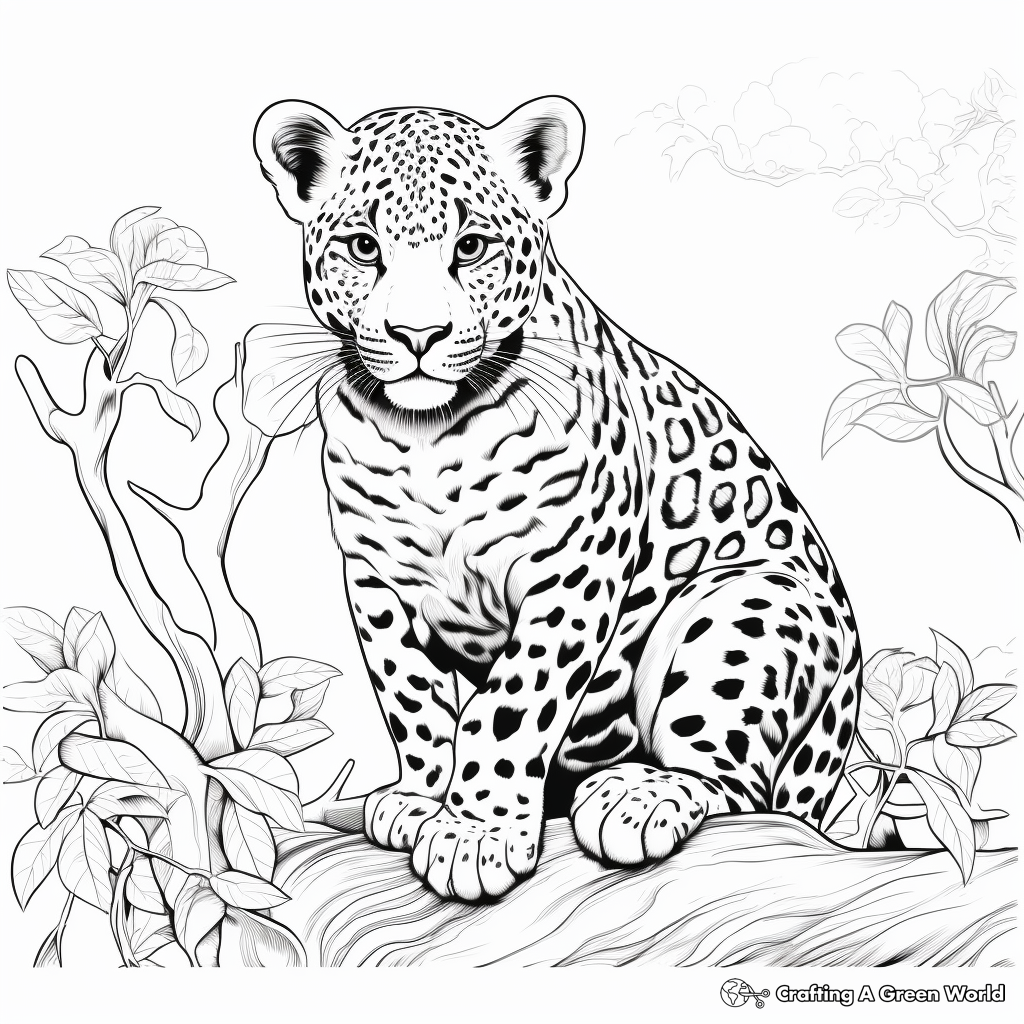 Realistic Wildlife Coloring Sheets 4