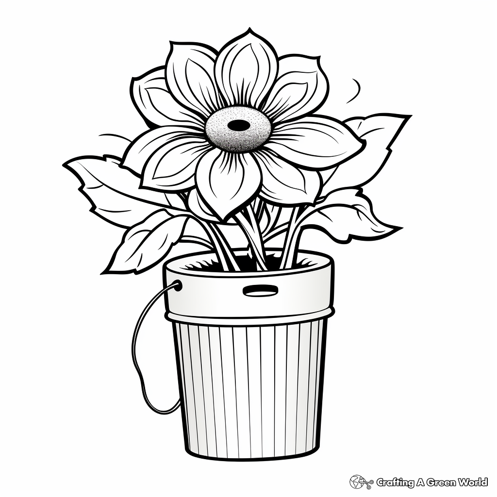 Receptacle Coloring Pages for Nature Lovers 3