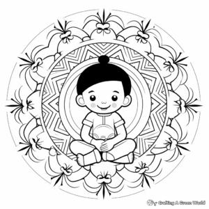 Relaxing Mandala Coloring Pages 3