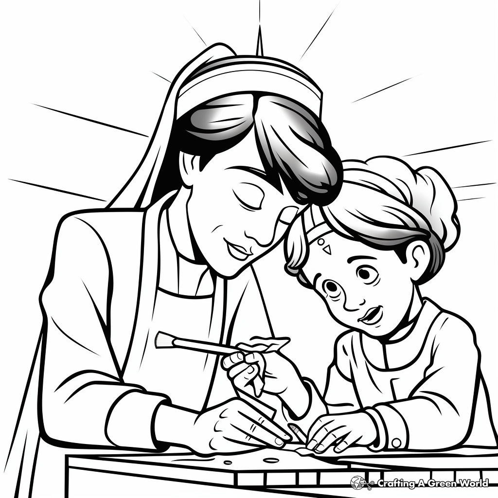 Religious Themed Ash Wednesday Coloring Pages 3