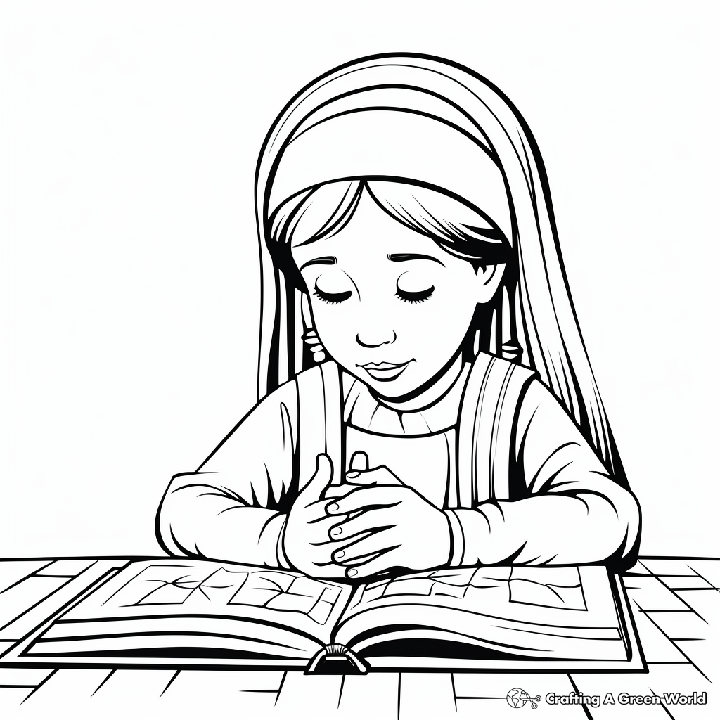 Religious Themed Ash Wednesday Coloring Pages 4