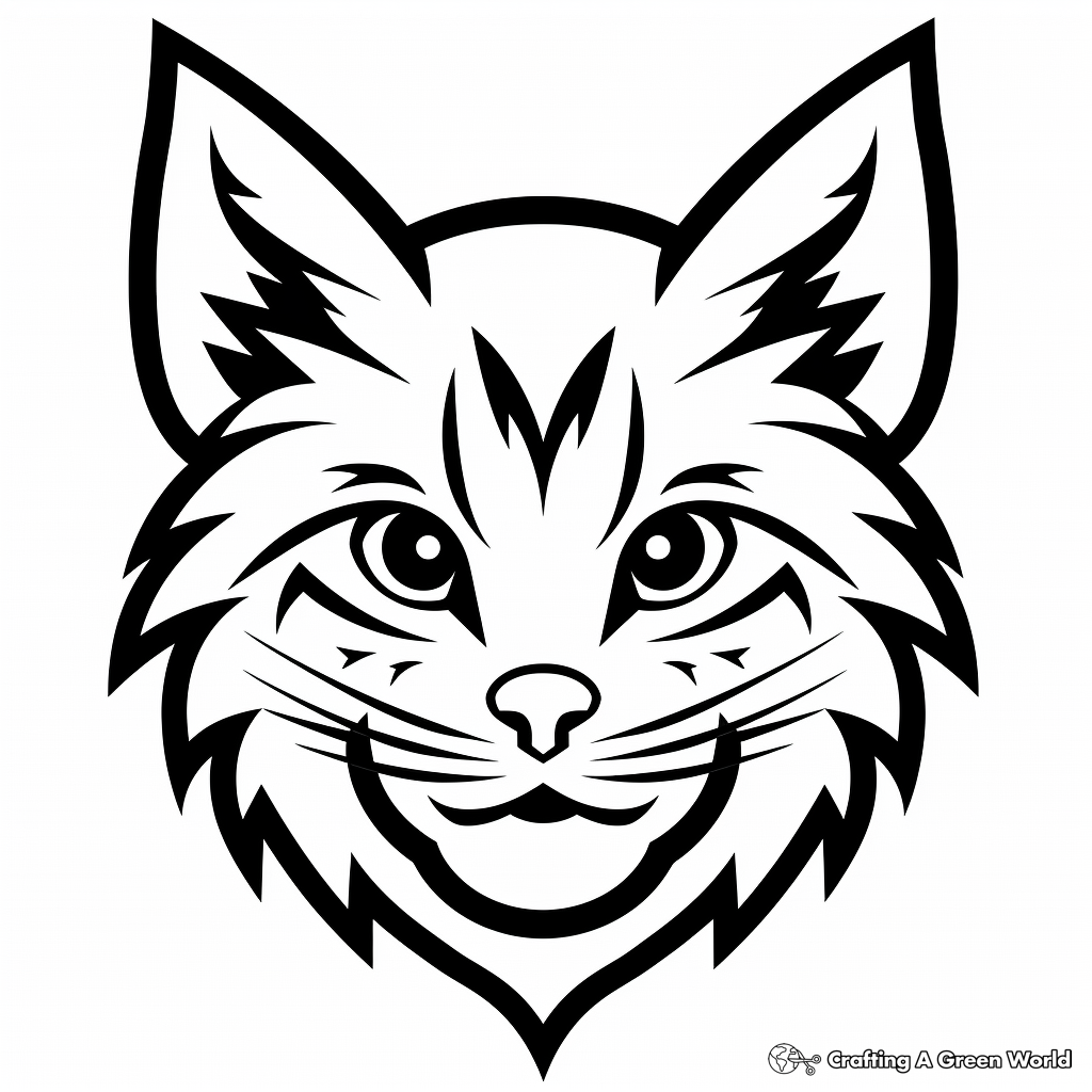 RF Bobcat Logo Coloring Pages 2
