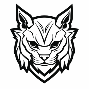RF Bobcat Logo Coloring Pages 3