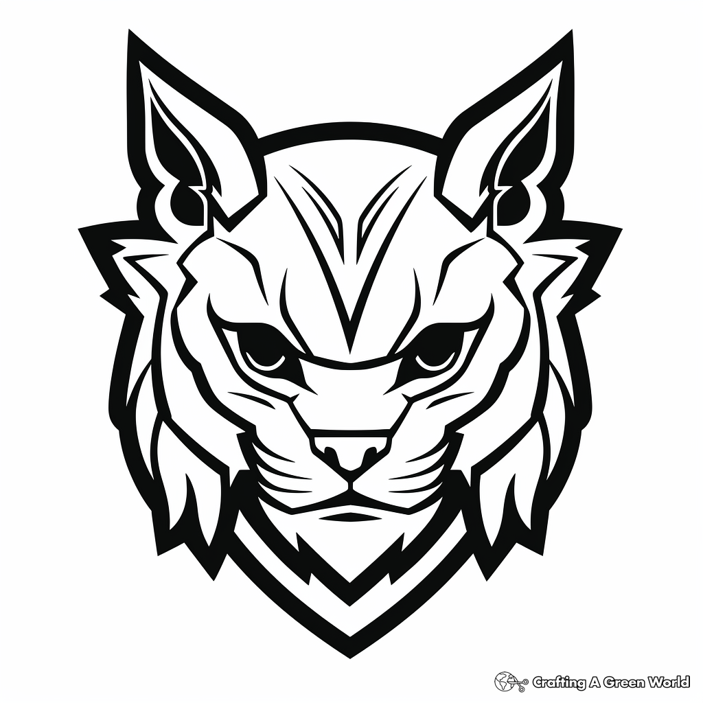 RF Bobcat Logo Coloring Pages 3