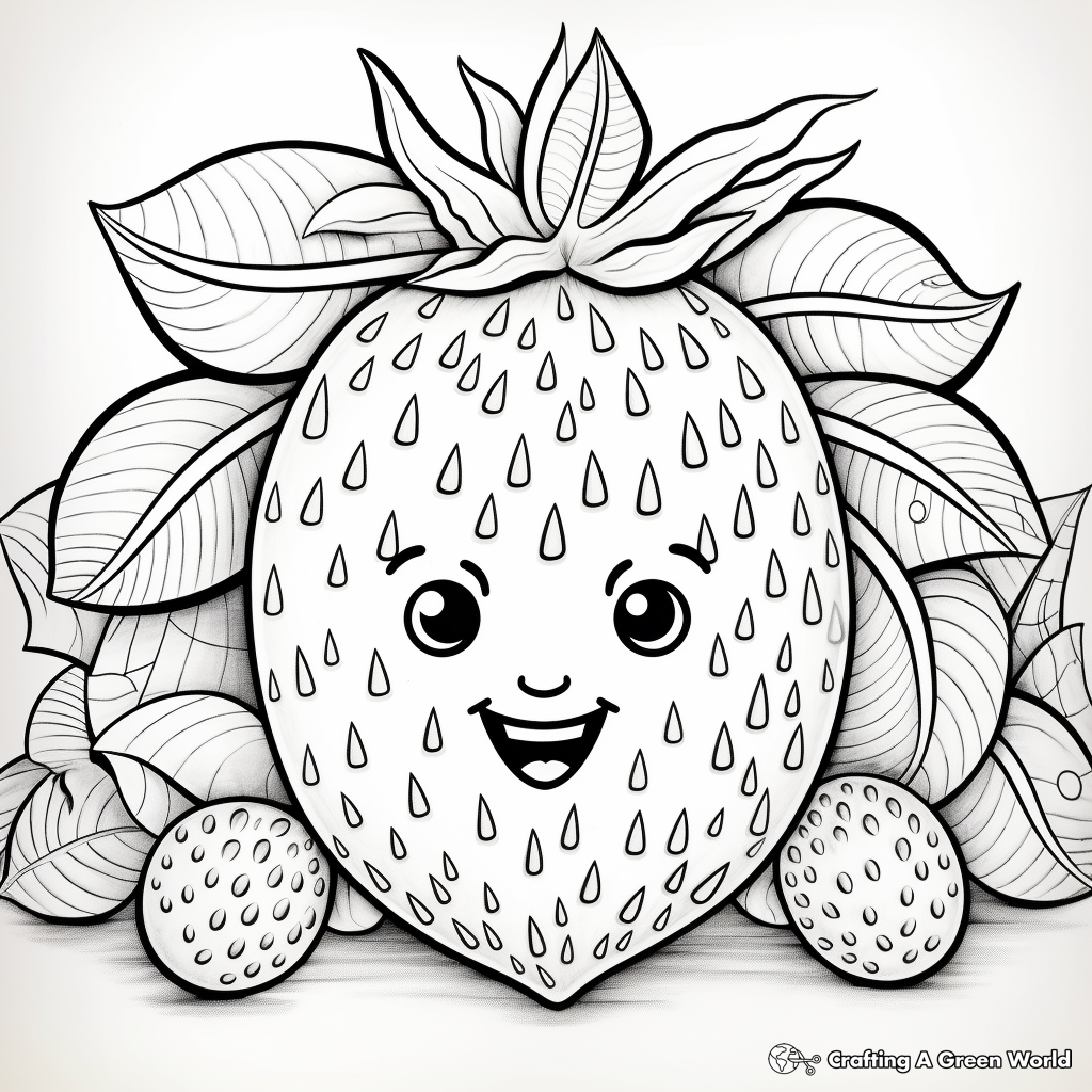 Robust 'Faithfulness' Fruit of the Spirit Coloring Pages 1