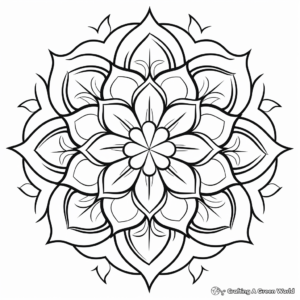 Root Chakra Mandala Coloring Pages 3