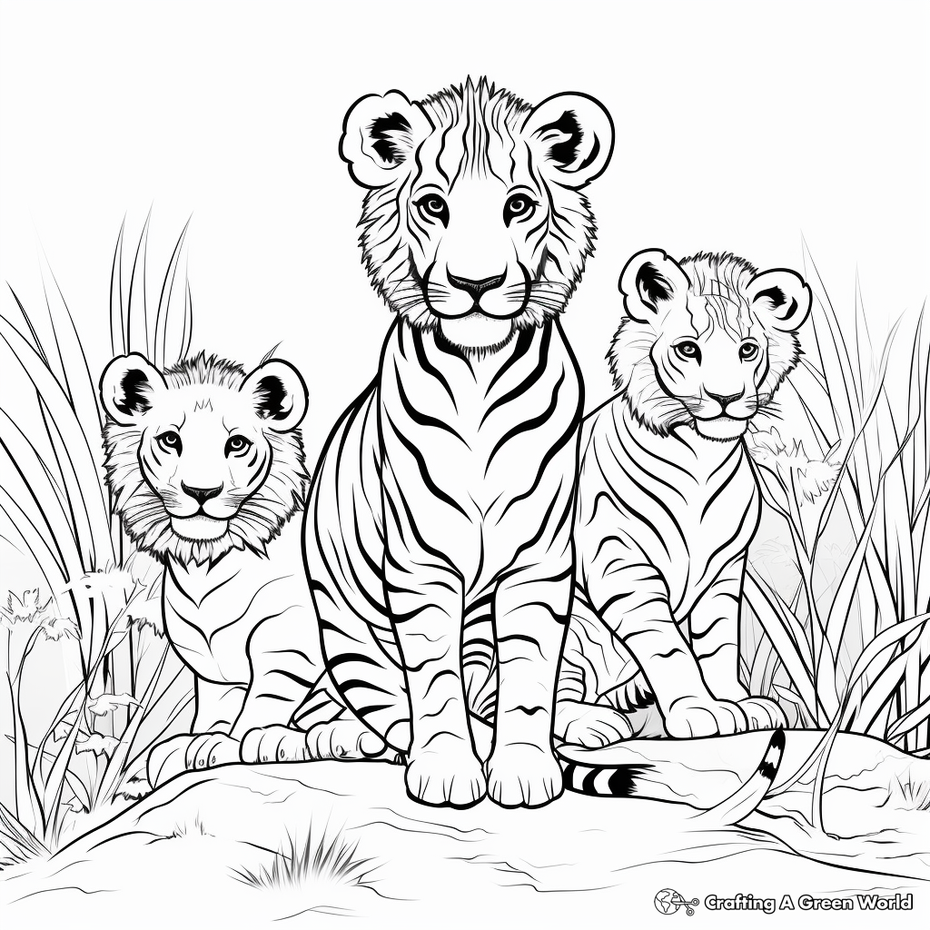 Safari Animals Coloring Pages for Adventure Seekers 2