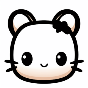 Say 'Hello' to Hello Kitty Face Coloring Pages 3