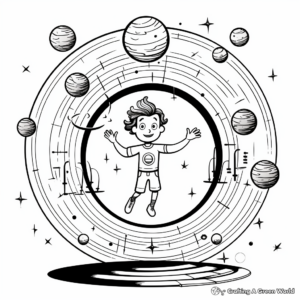 Science-Based Gravitational Pull Coloring Pages 3