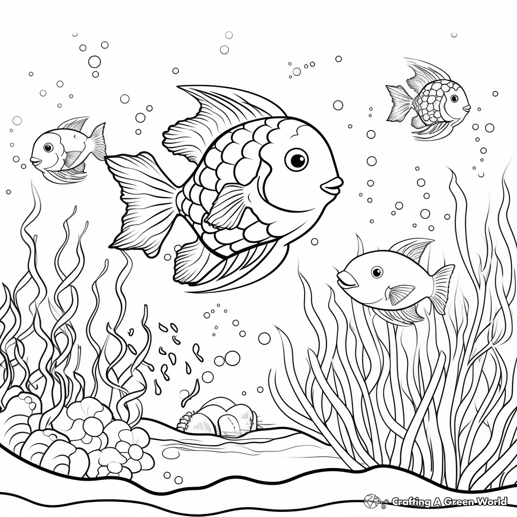 Sea Creatures: Easy Coloring Pages 4