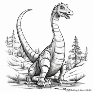 Seismosaurus: The Earth Shaker Coloring Pages 3