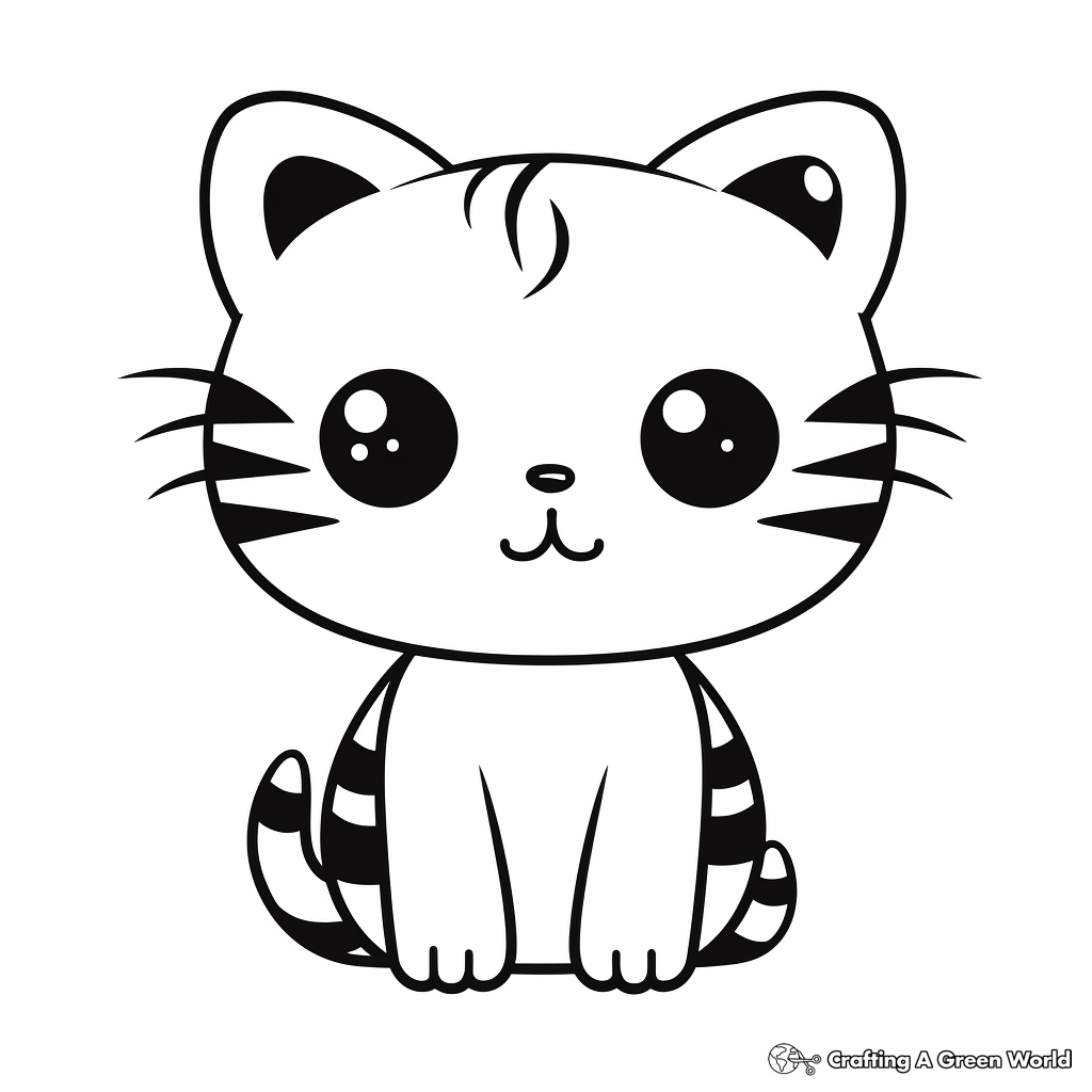 Serious Scottish Fold Coloring Pages 4