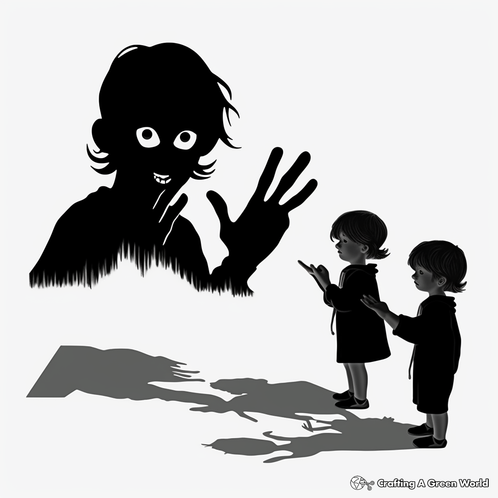 Shadow Puppet Show Coloring Pages 3
