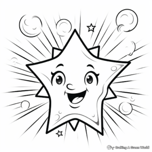 Shining Stars Coloring Pages 4