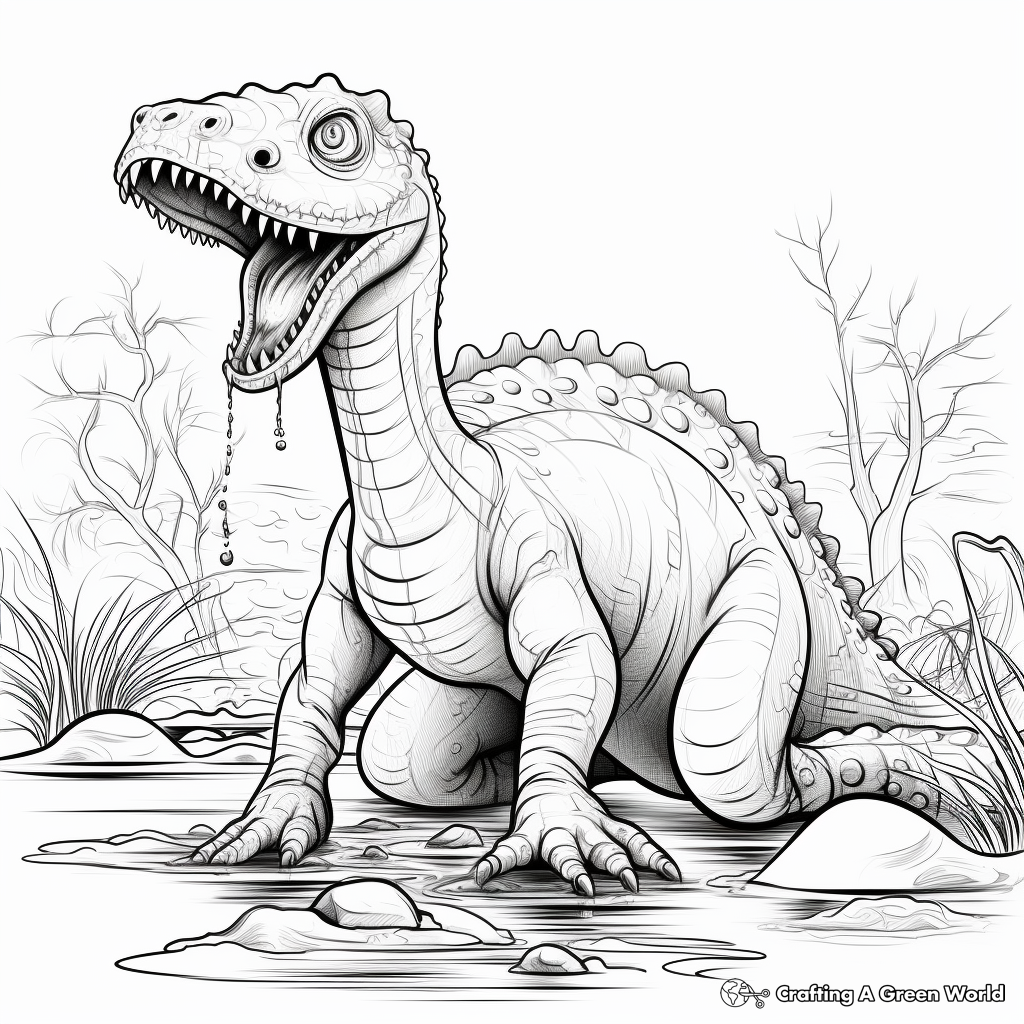Shonisaurus Coloring Pages: The Ancient Water Beast 2