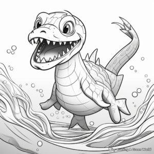 Shonisaurus Coloring Pages: The Ancient Water Beast 4