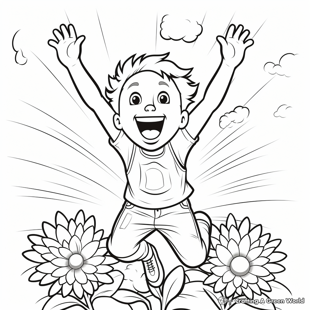 Silly April Fools Surprise Coloring Pages 1