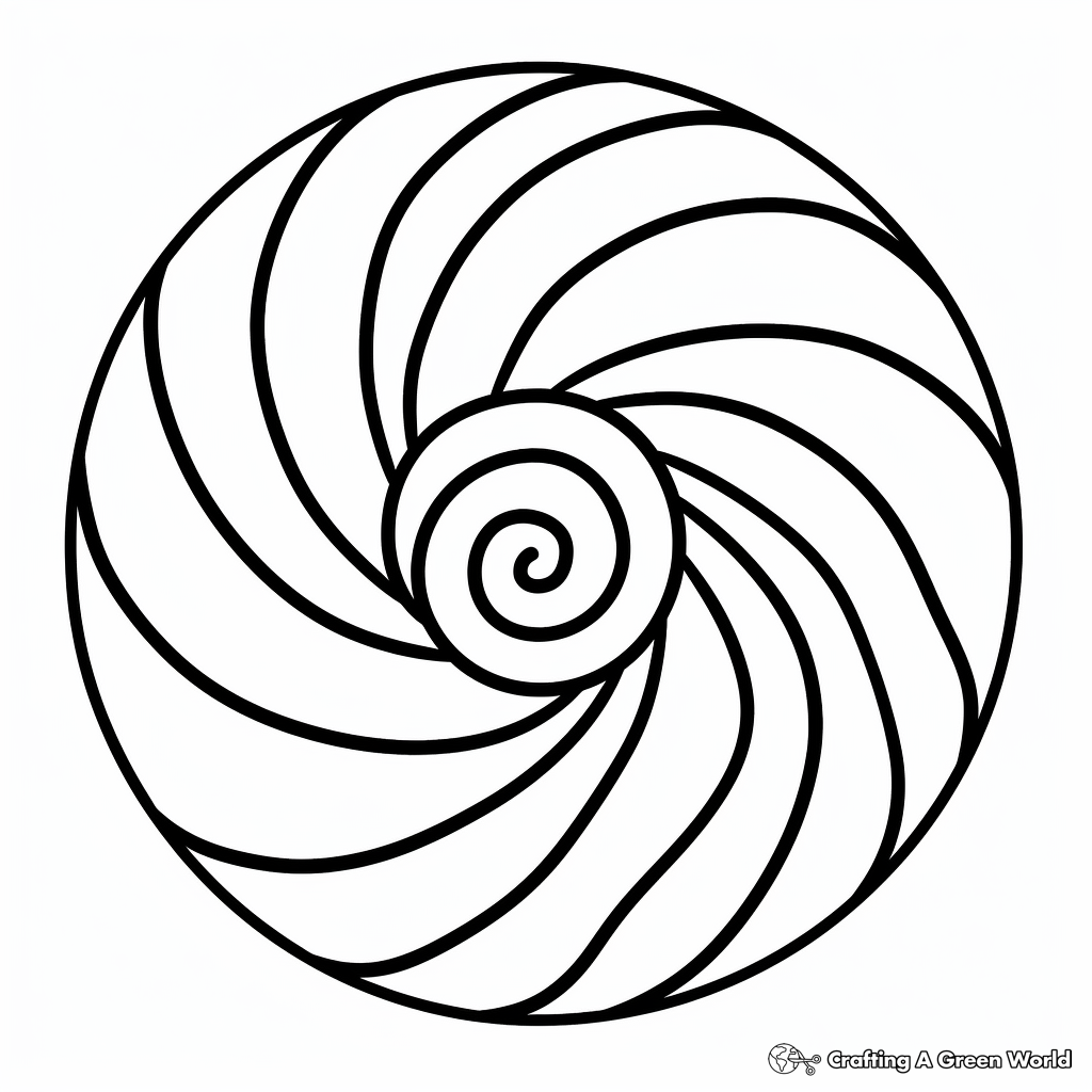 Simple and Easy Swirl Coloring Pages for Beginners 2