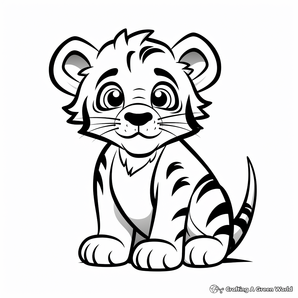 Simple Animal Coloring Pages for Beginners 1