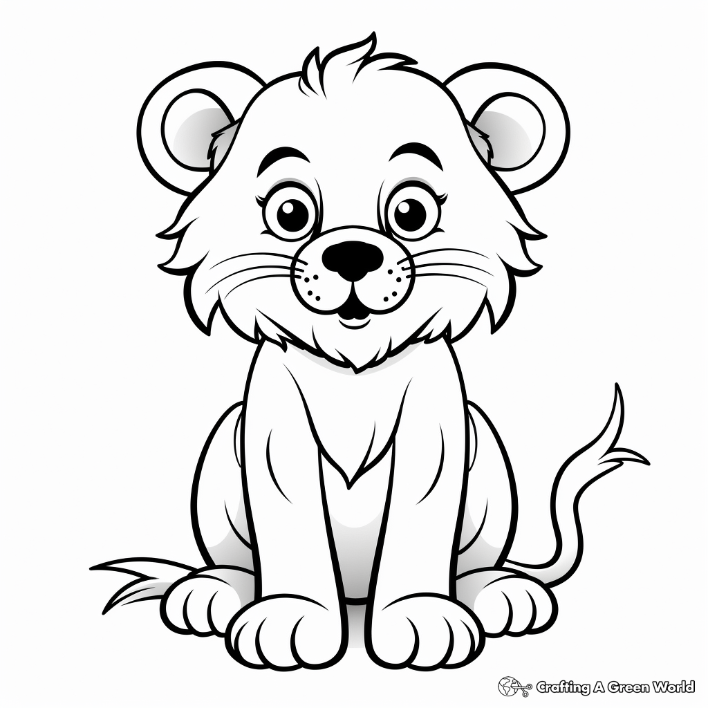 Simple Animal Coloring Pages for Beginners 4