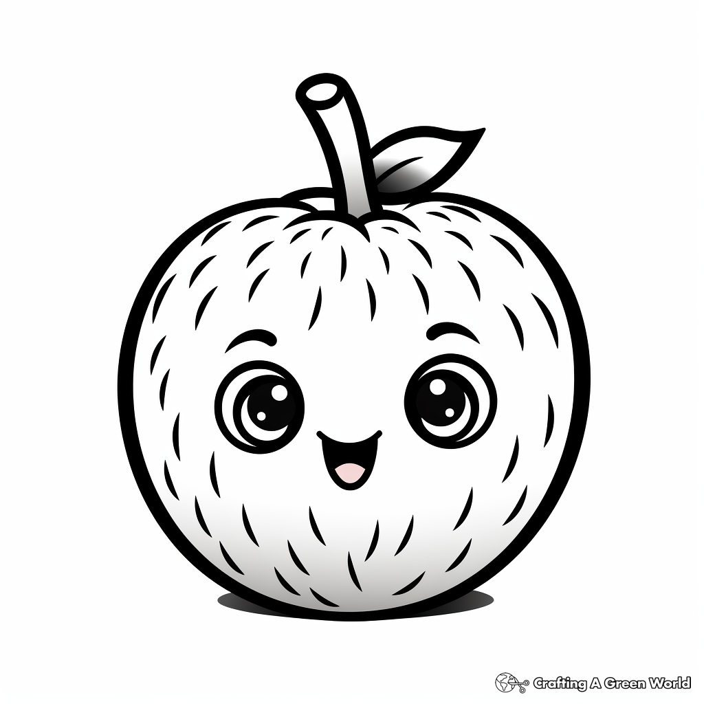 Simple Blackberry Coloring Pages for Toddlers 3