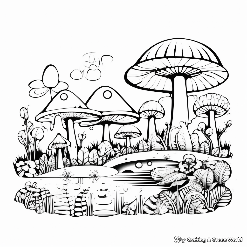 Simple Nature-Inspired Adult Coloring Pages 1