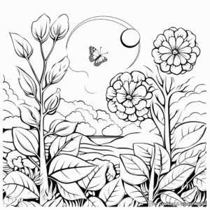 Simple Nature-Inspired Adult Coloring Pages 3