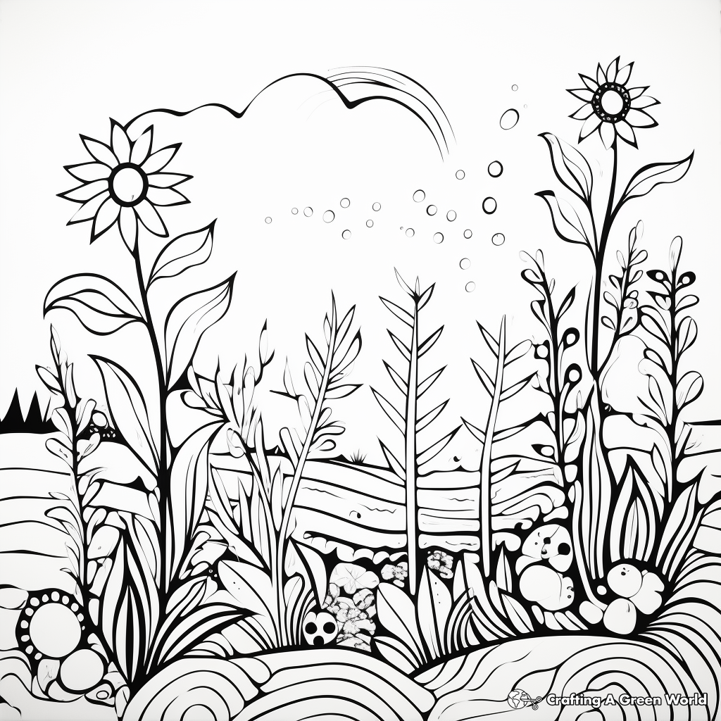 Simple Nature-Inspired Adult Coloring Pages 4