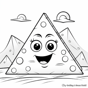 Simplistic Trapezoid Coloring Pages for Beginners 1