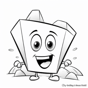 Simplistic Trapezoid Coloring Pages for Beginners 3