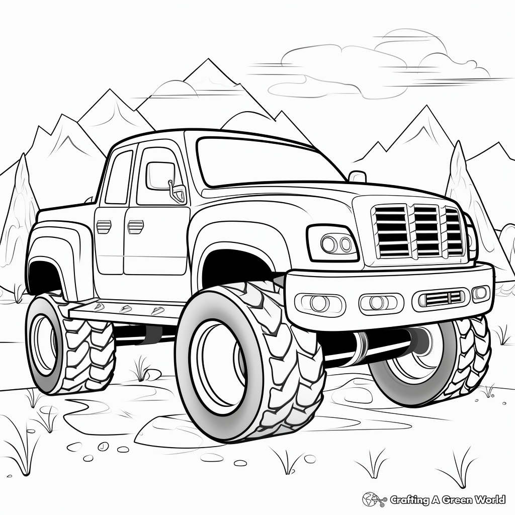 Small Printable Coloring Pages of Cars for Kids 2