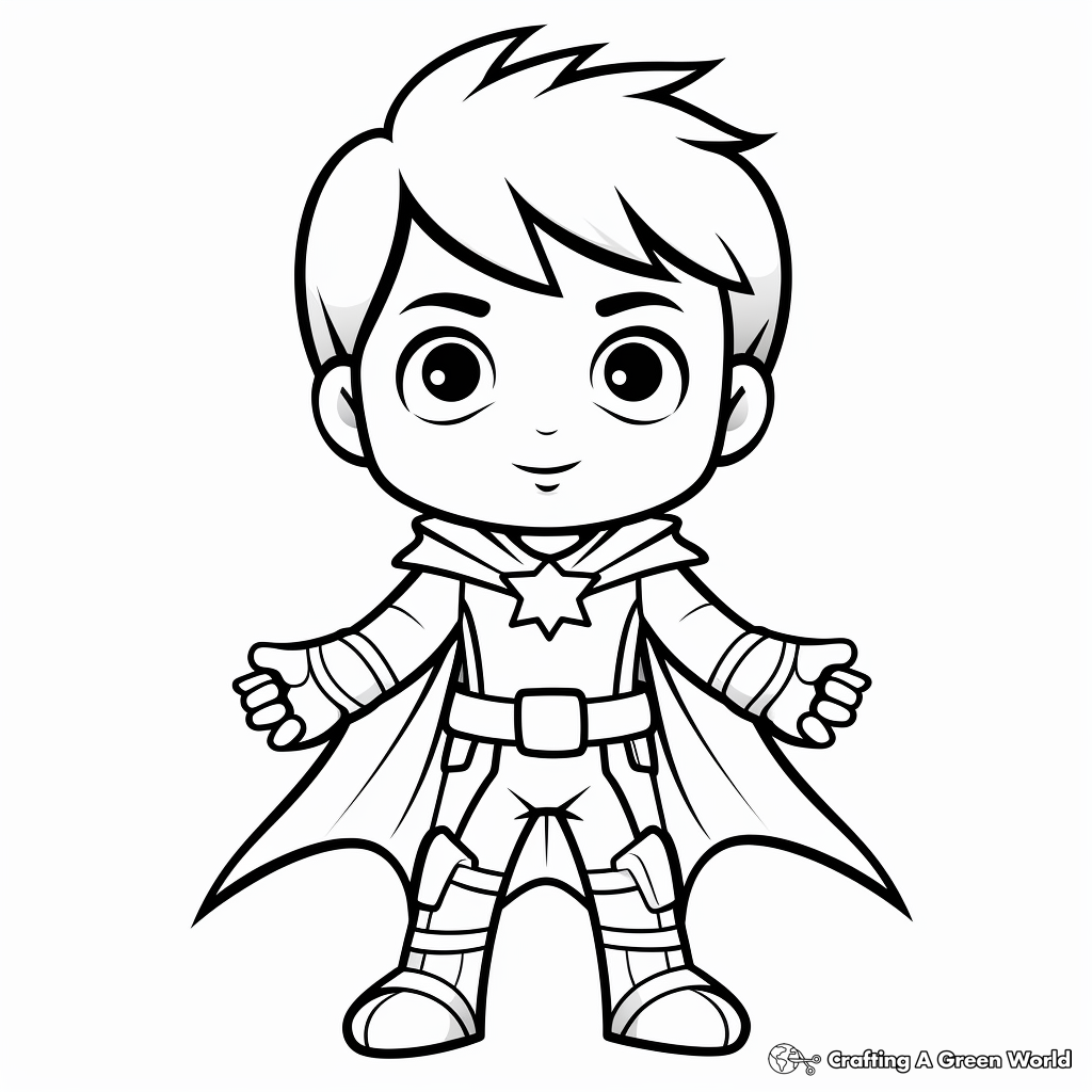 Small Printable Coloring Pages of Cartoon Characters 3