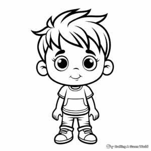 Small Printable Coloring Pages of Cartoon Characters 4