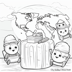 S'mores from Around the World Coloring Pages 4
