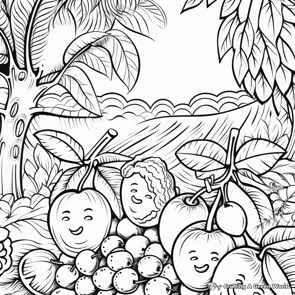 Soft 'Gentleness' Fruit of the Spirit Coloring Pages 2