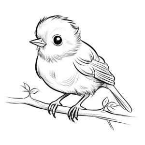 Soothing Baby Nightingale Coloring Sheets for Adults 3