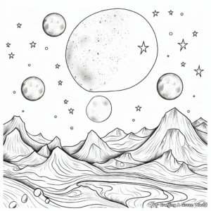 Soothing Celestial Bodies Coloring Pages 4