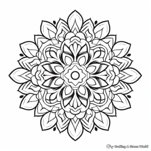 Sophisticated Detailed Mandala Coloring Pages 1
