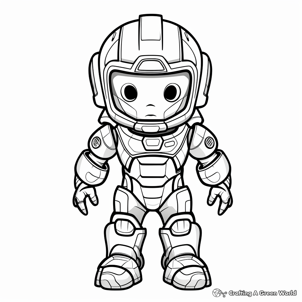 Space Suit Coloring Pages 3