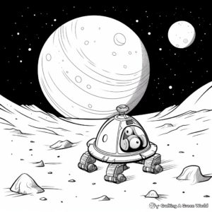 Space-Themed Pluto Coloring Pages: Recovering Lost Planets 1