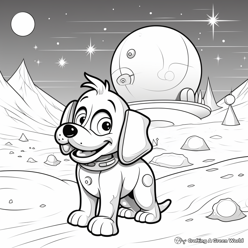 Space-Themed Pluto Coloring Pages: Recovering Lost Planets 2